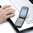 phone laptop